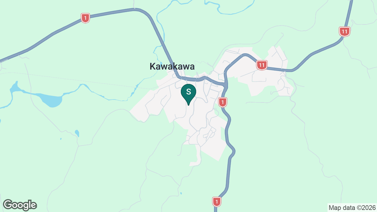 Kawakawa Primary School static school zone map