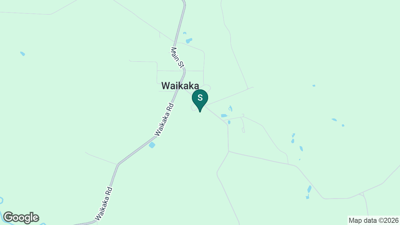 Waikaka School static school zone map