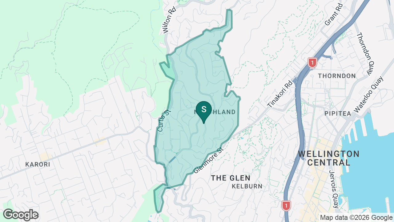 Northland School static school zone map