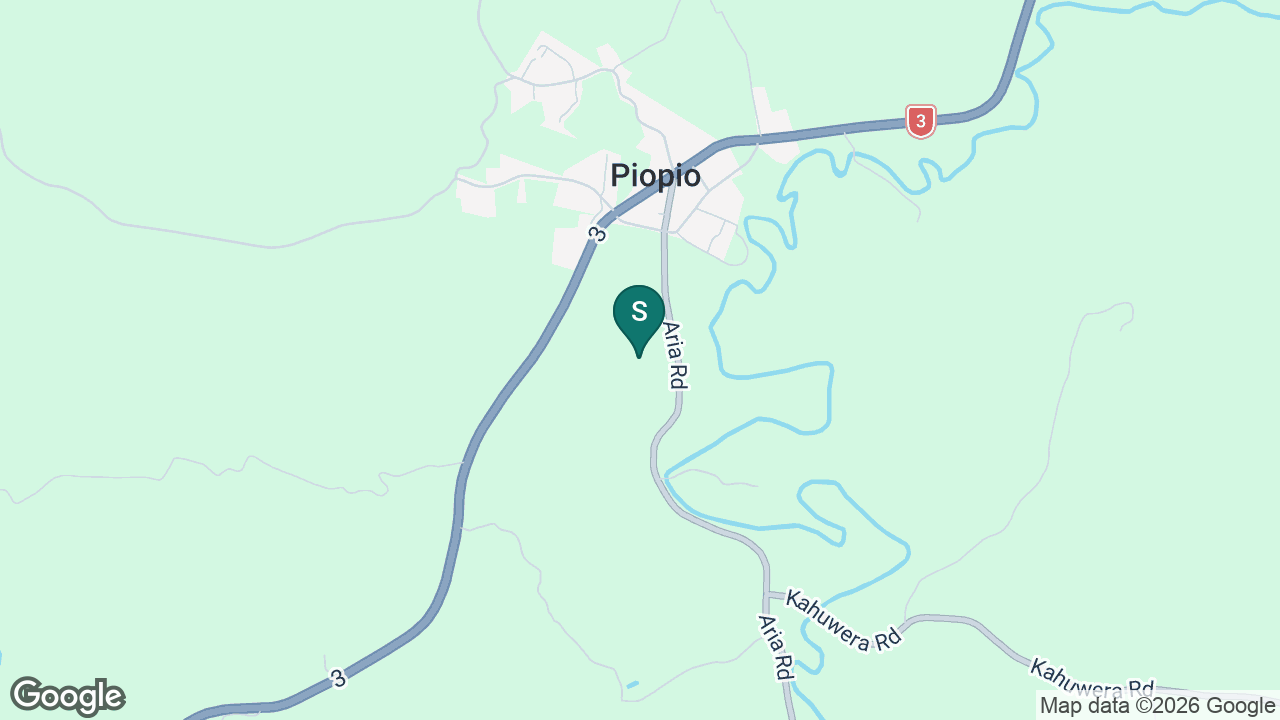 Piopio College static school zone map