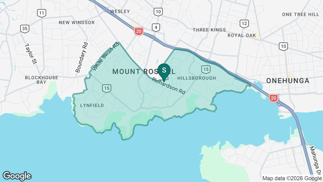 Waikowhai Intermediate static school zone map