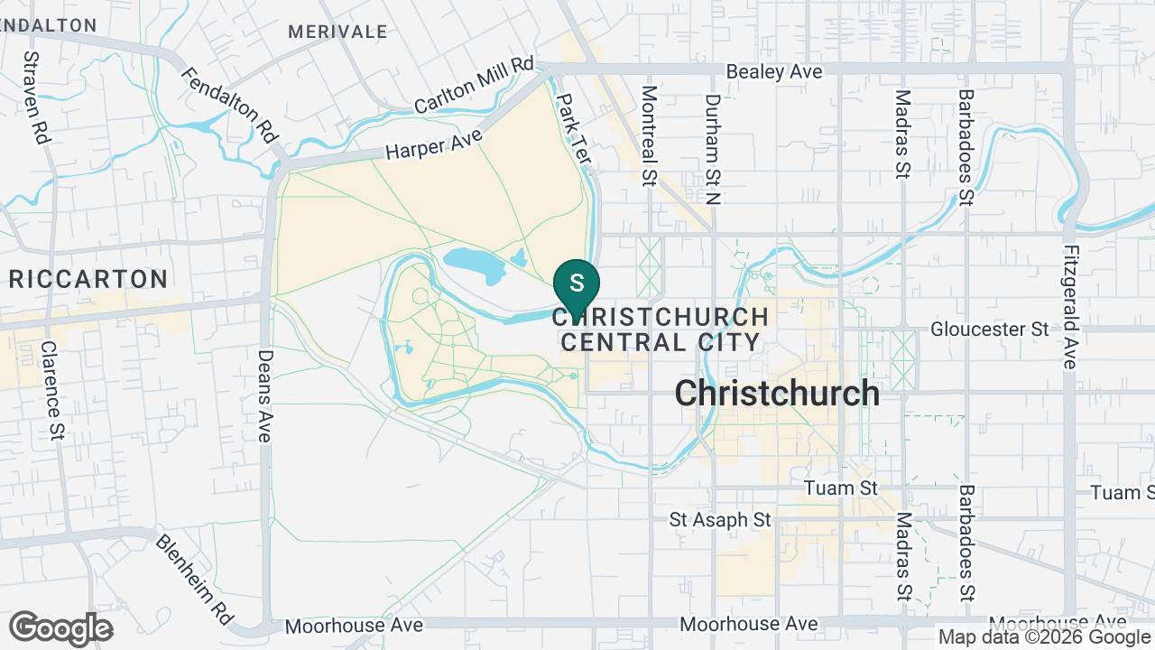 Christ's College static school zone map