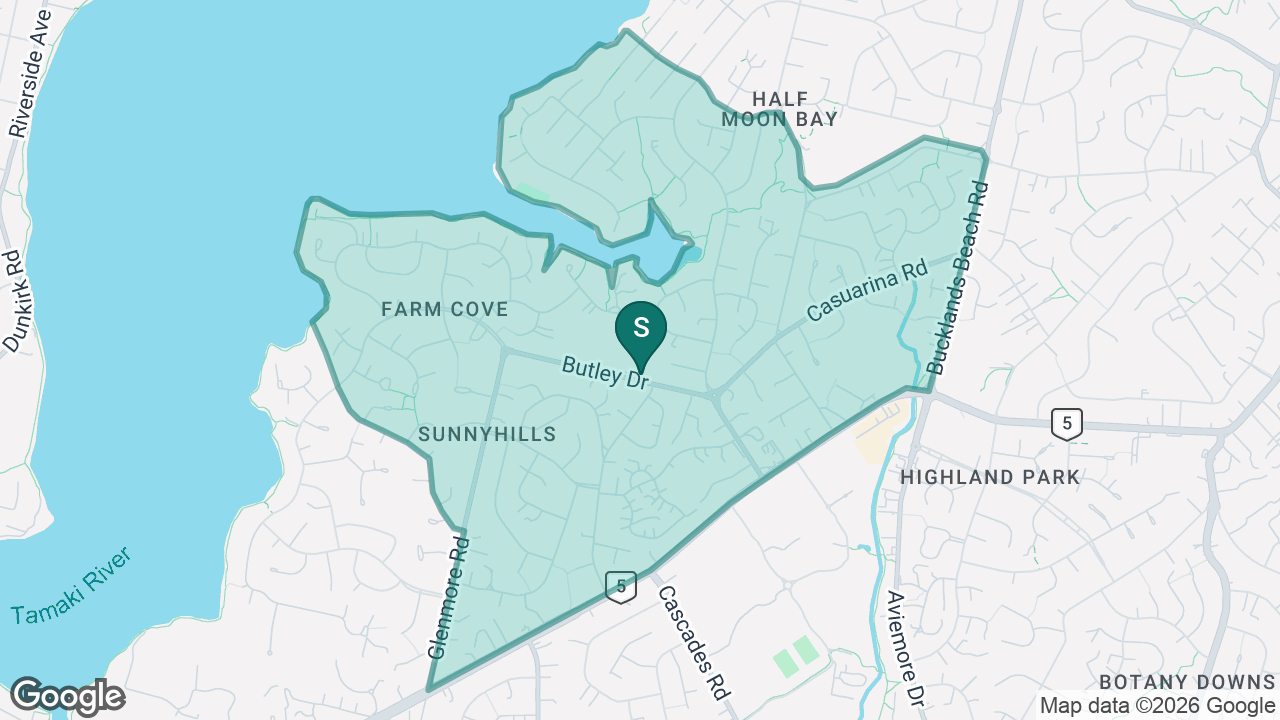 Wakaaranga School static school zone map