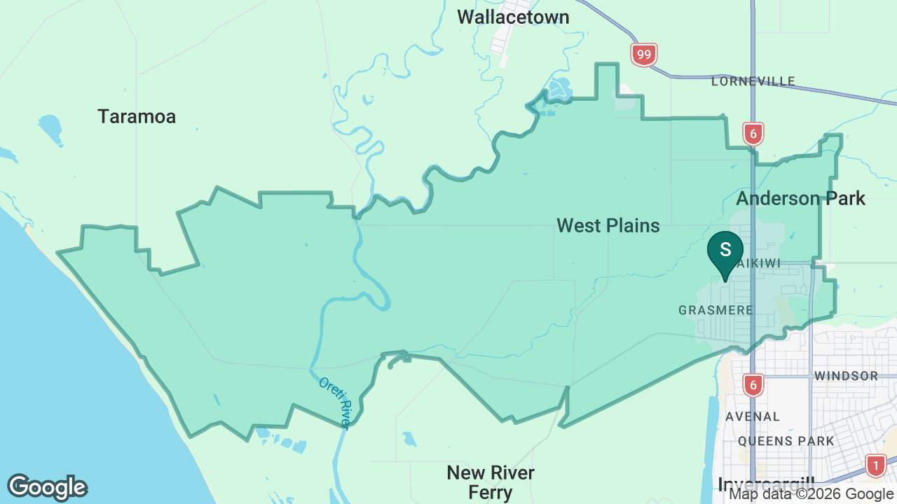 Donovan Primary School static school zone map