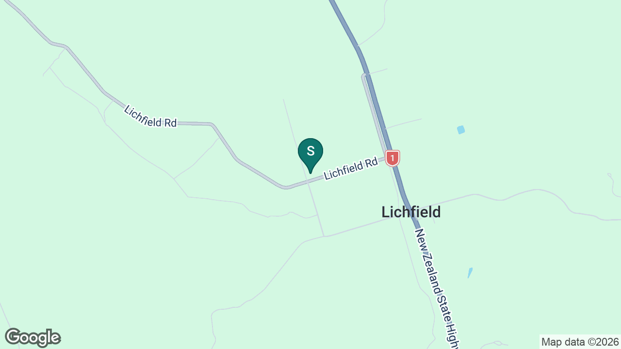 Lichfield School static school zone map