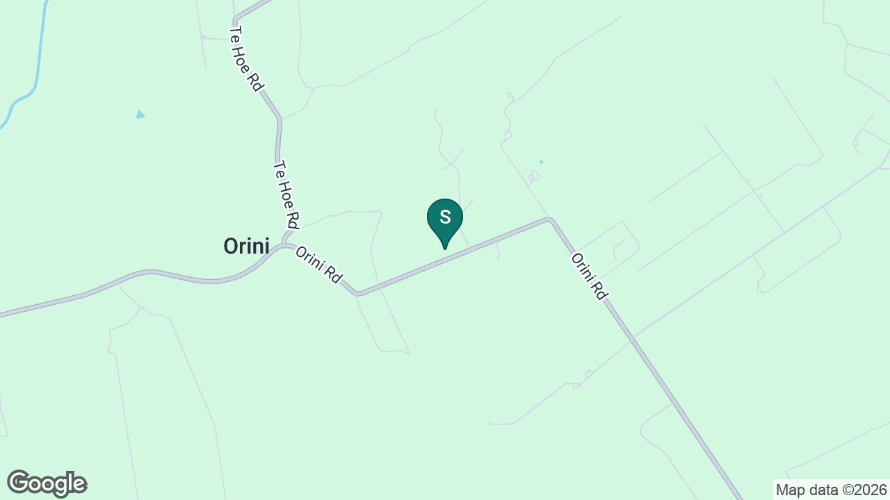 Orini Combined School static school zone map