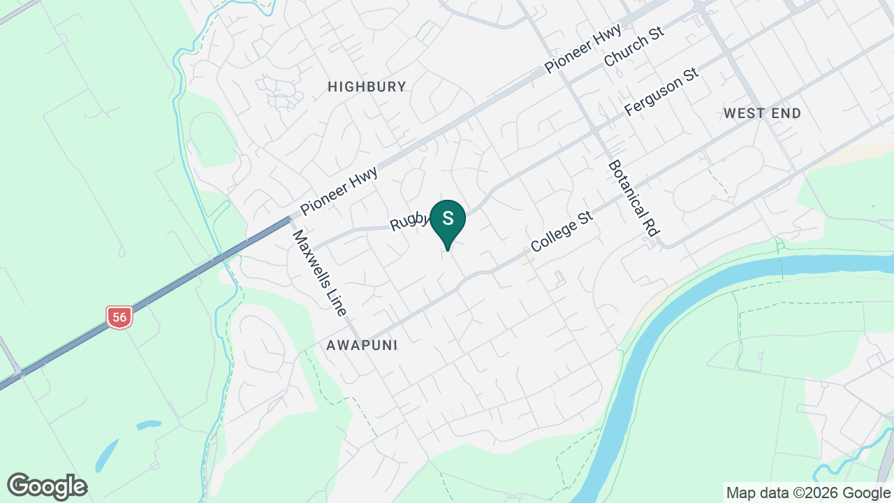 Awapuni School (P North) static school zone map