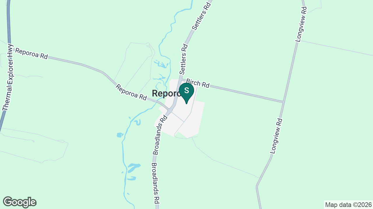 Reporoa School static school zone map