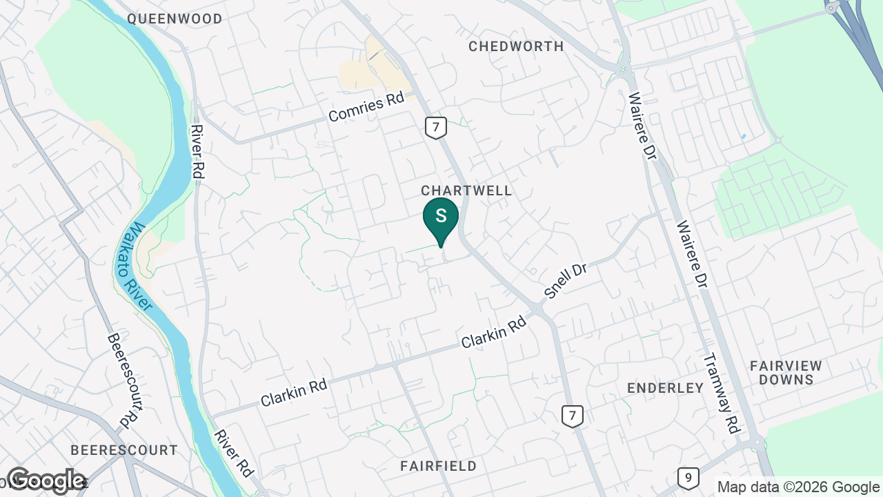 St Paul's Collegiate (Hamilton) static school zone map