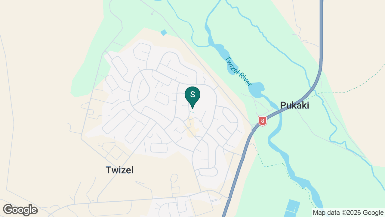 Twizel Area School static school zone map