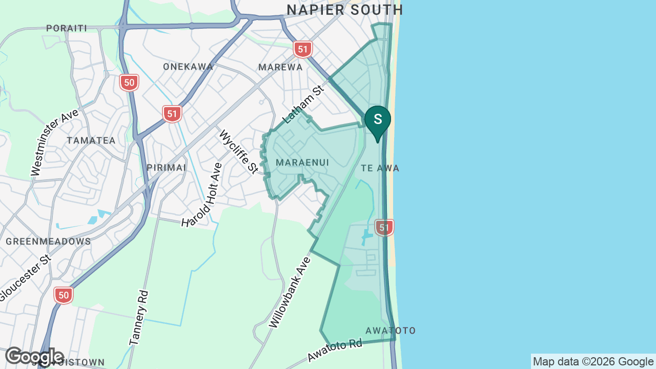 Te Awa School static school zone map