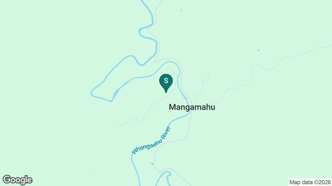 Mangamahu Primary School static school zone map