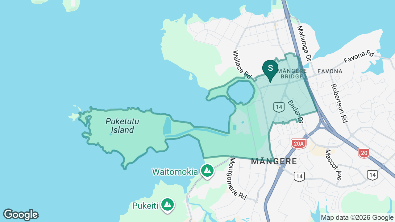 Mountain View School static school zone map
