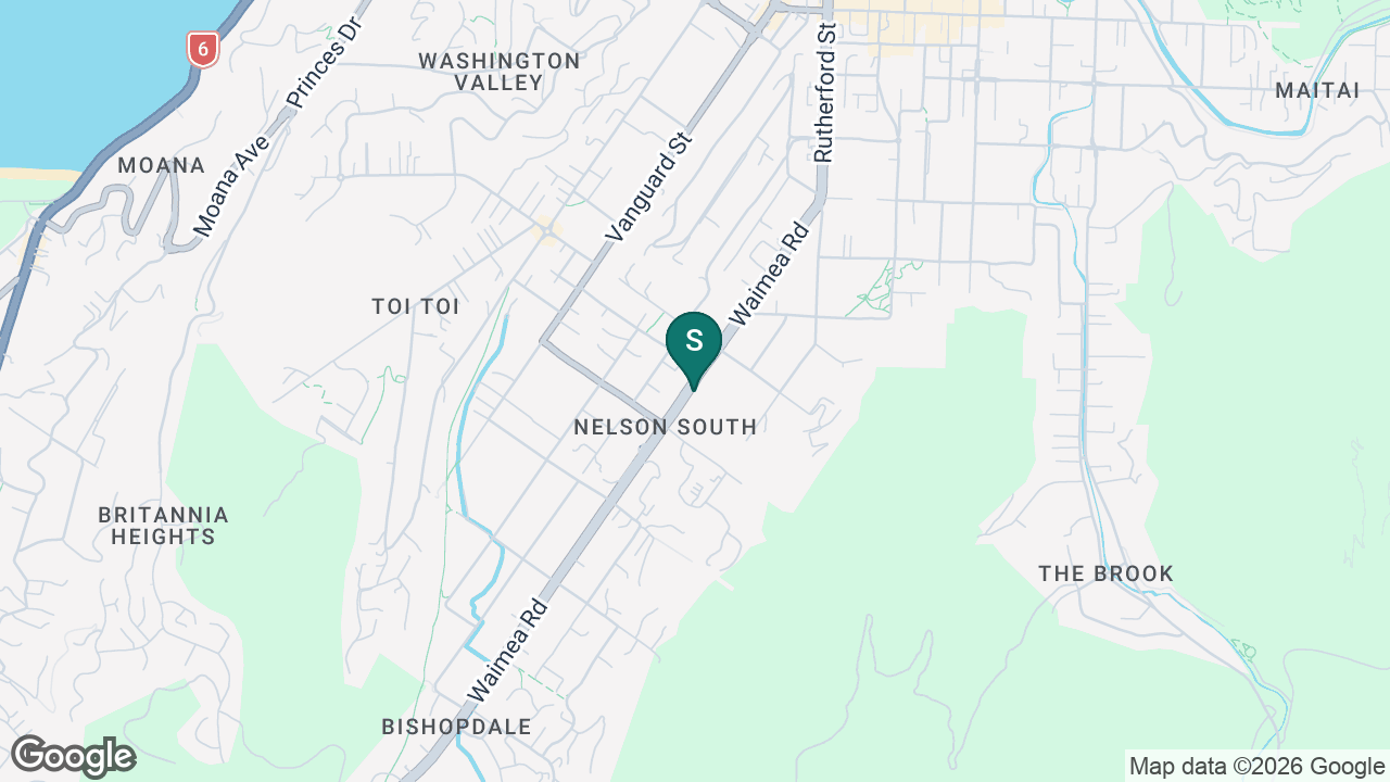 Nelson College static school zone map