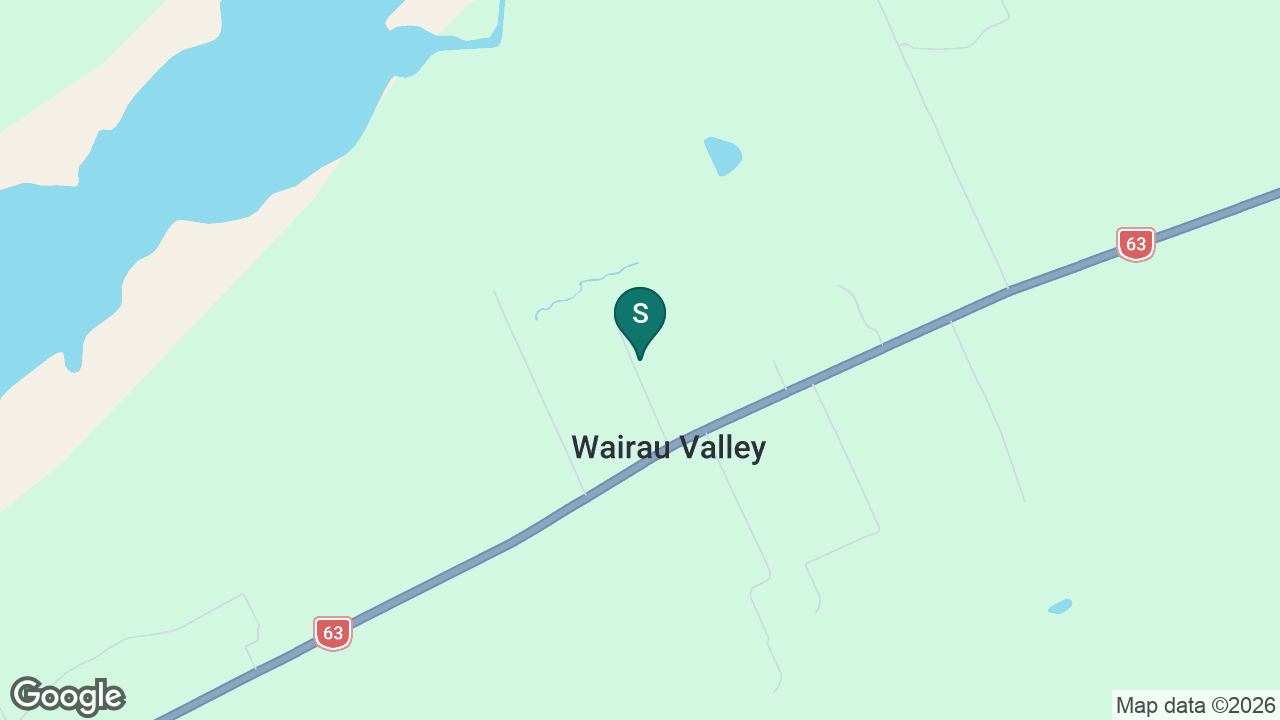 Wairau Valley School (Blenheim) static school zone map