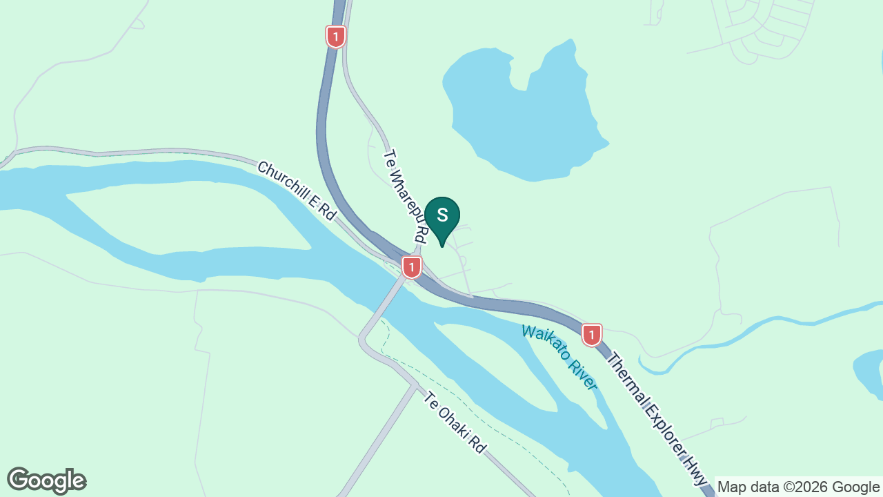Te Kura o Rangiriri static school zone map