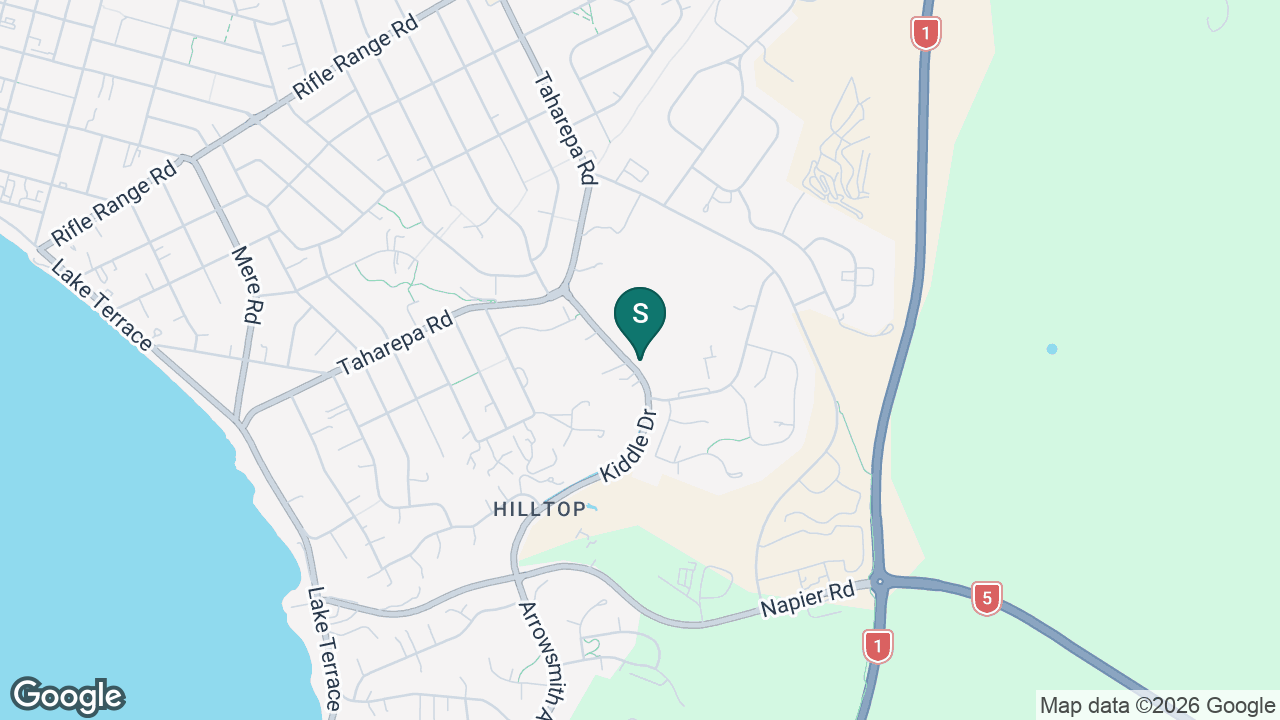 Lake Taupo Christian School static school zone map