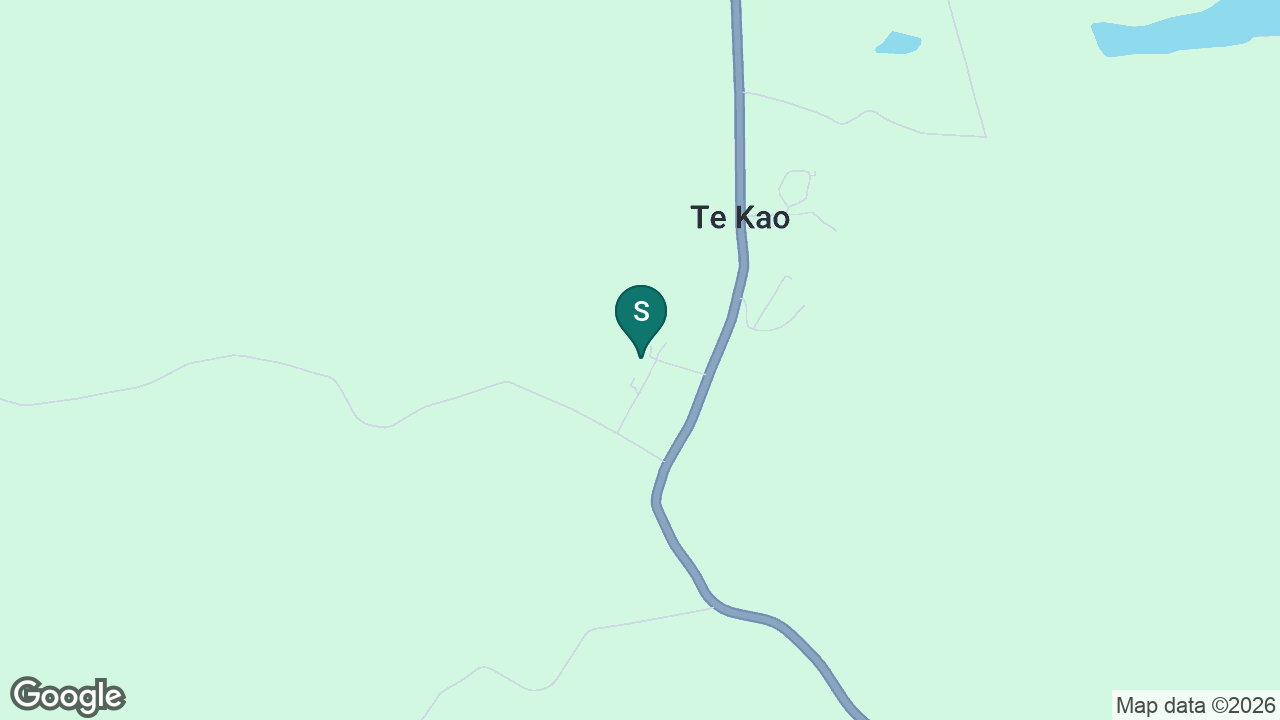 Te Kura o Te Kao static school zone map