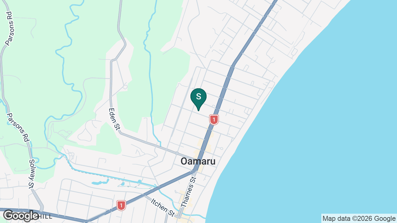 Te Pākihi o Maru static school zone map
