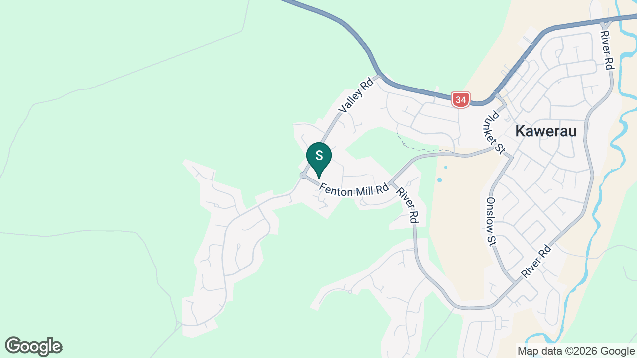 Kawerau Putauaki School static school zone map