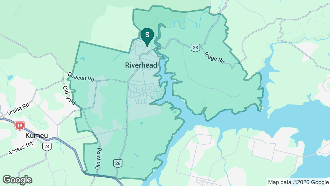 Riverhead School static school zone map