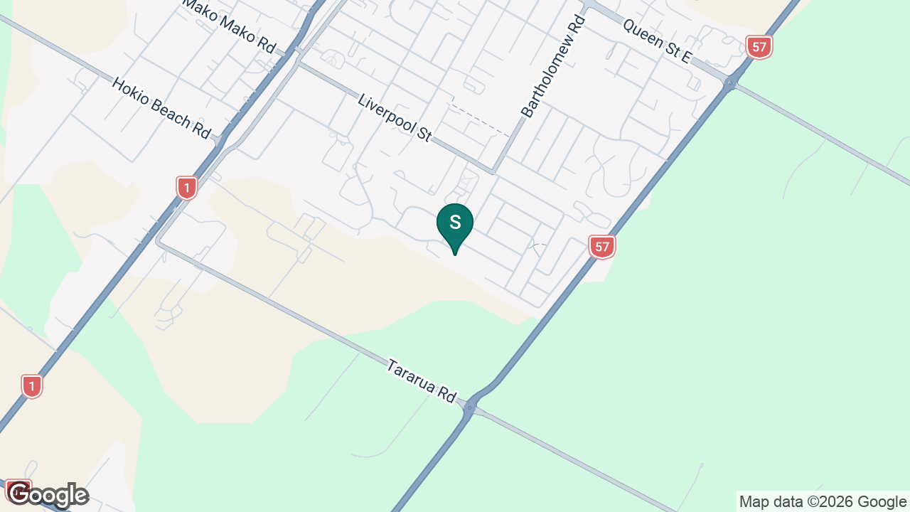 Taitoko School static school zone map