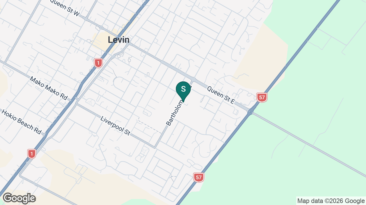 Waiopehu College static school zone map