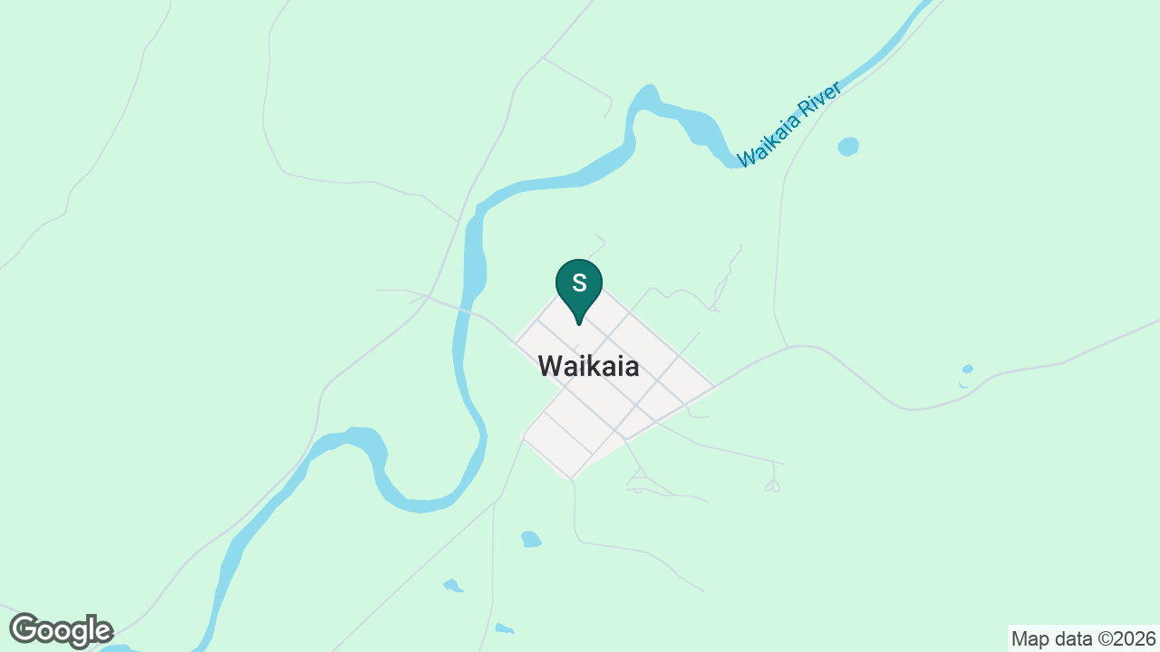 Waikaia School static school zone map