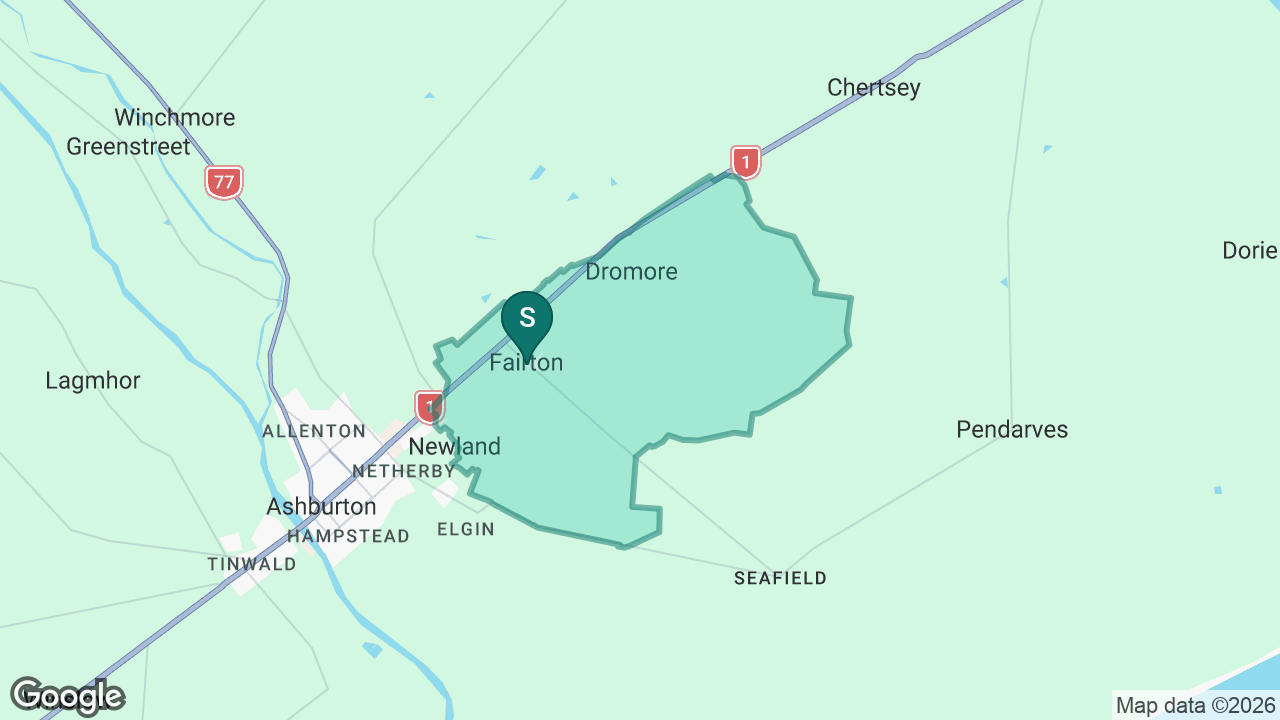 Fairton School static school zone map