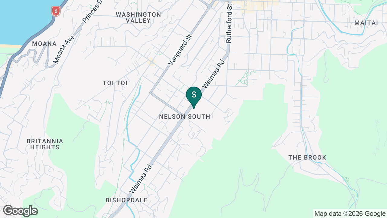 Nelson College (Prep Dept) static school zone map