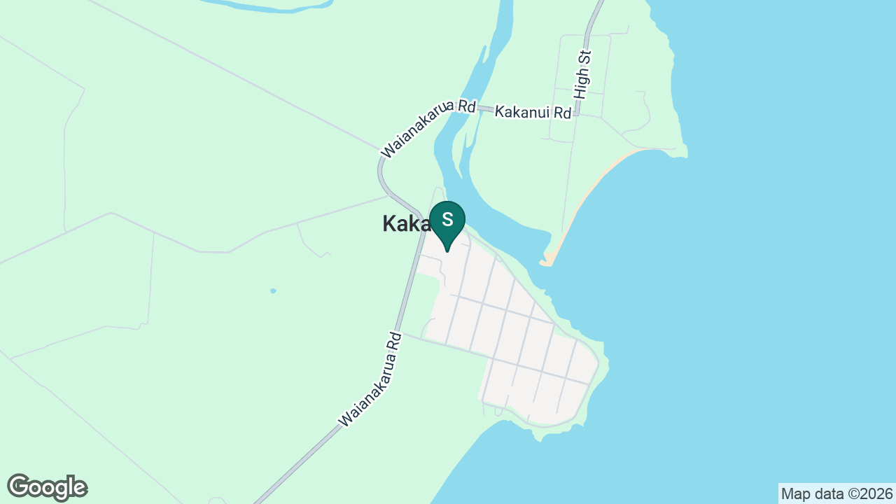 Kakanui School static school zone map