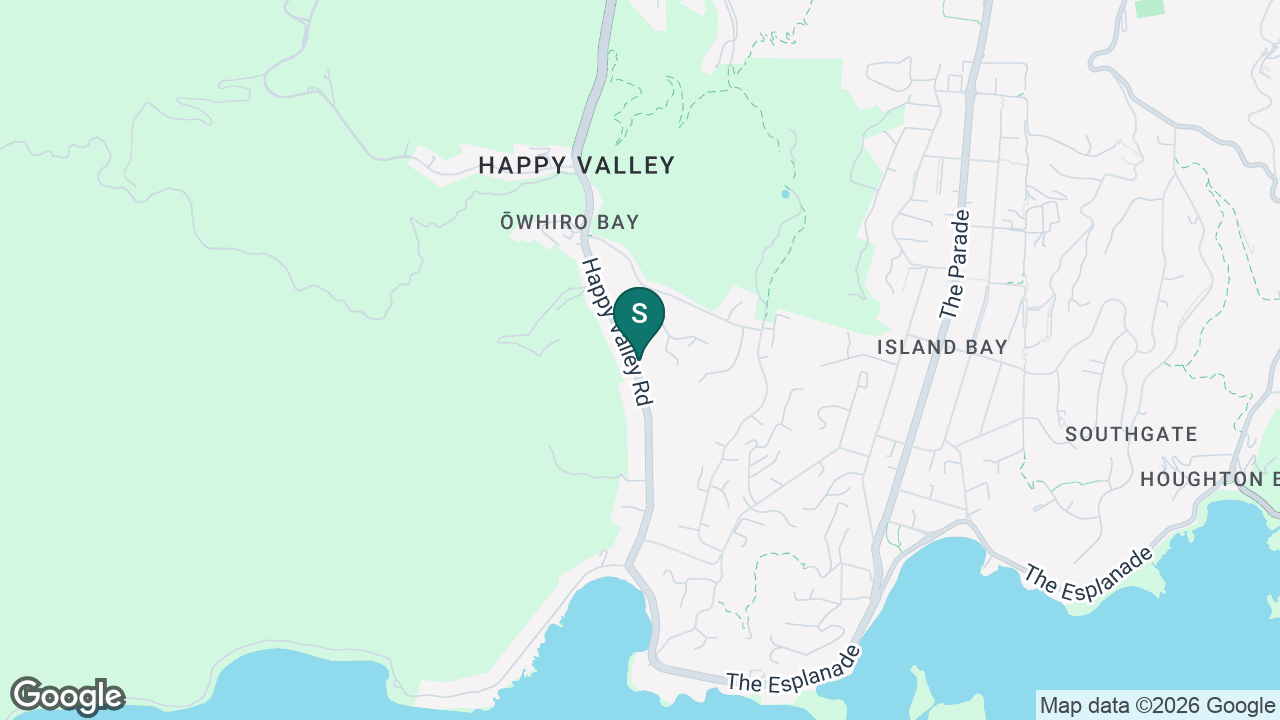 Owhiro Bay School static school zone map