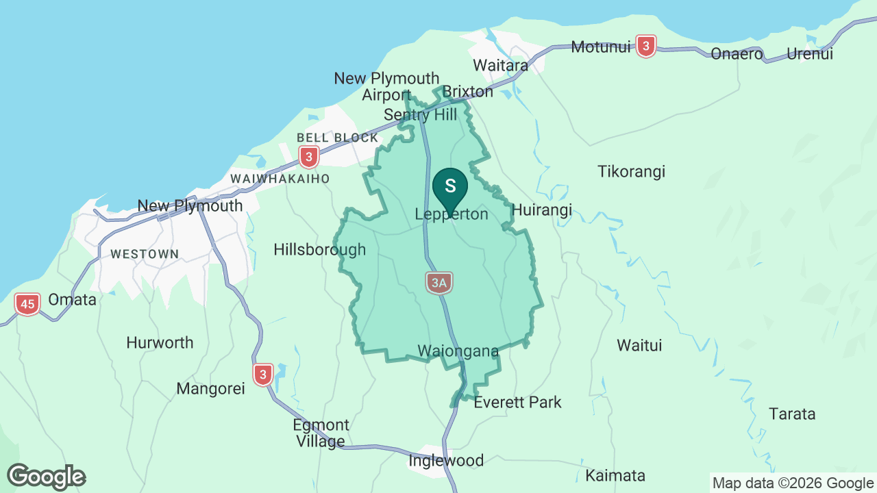 Lepperton School static school zone map