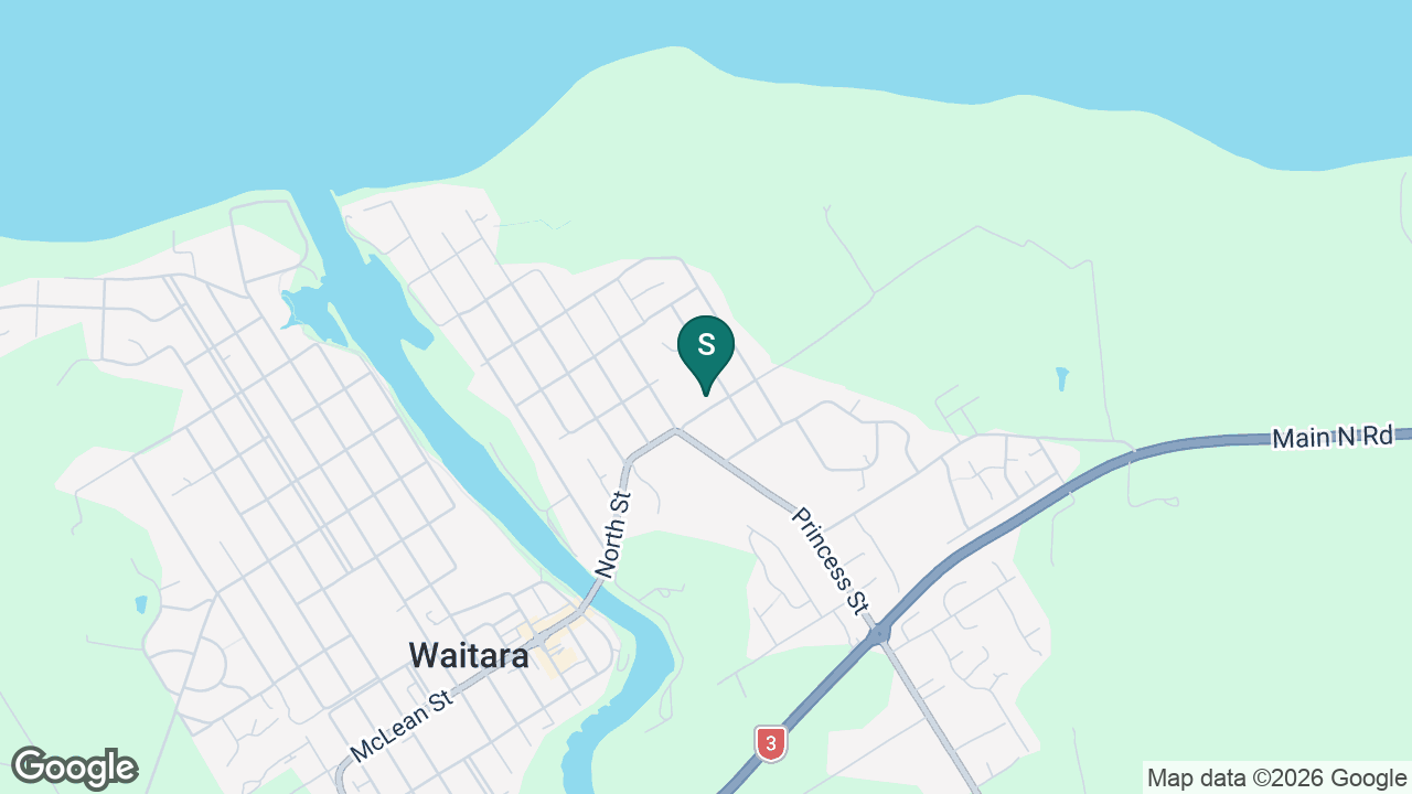 Waitara East School static school zone map