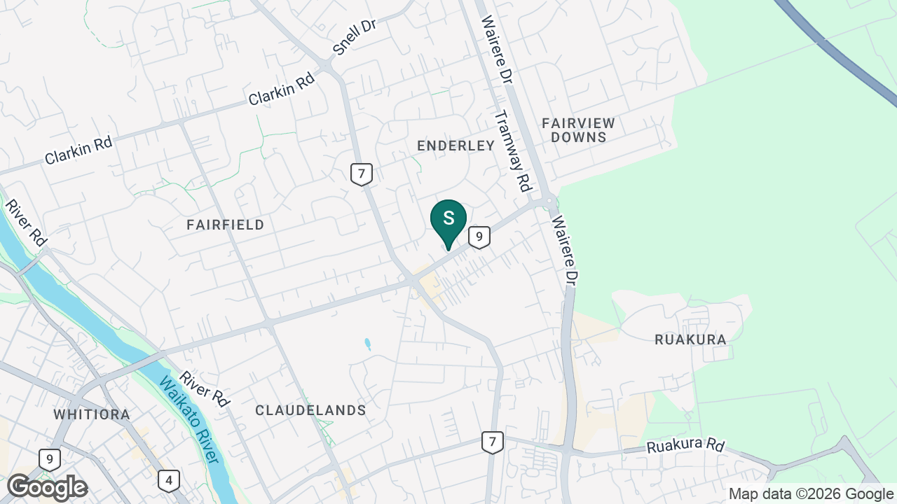 Te Wharekura o Kirikiriroa static school zone map