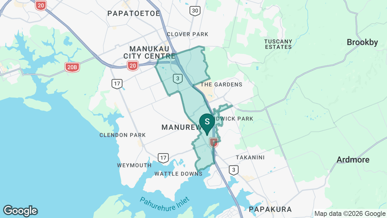 Greenmeadows Intermediate static school zone map