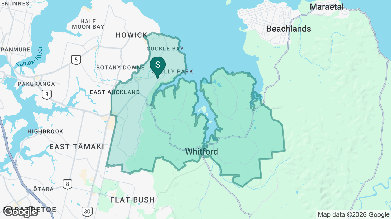 Somerville Intermediate School static school zone map