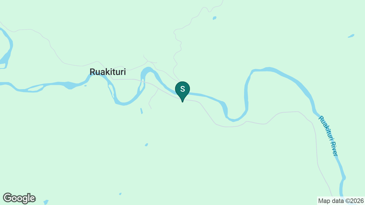 Ruakituri School static school zone map