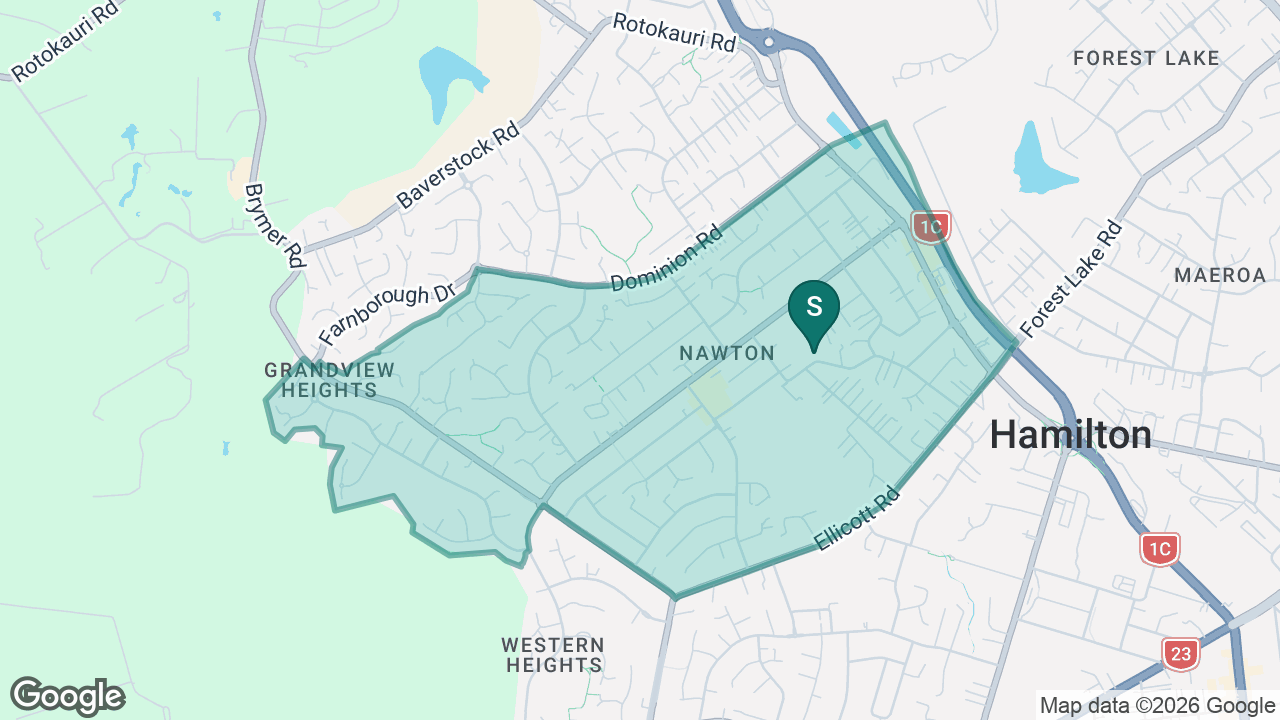 Nawton School static school zone map