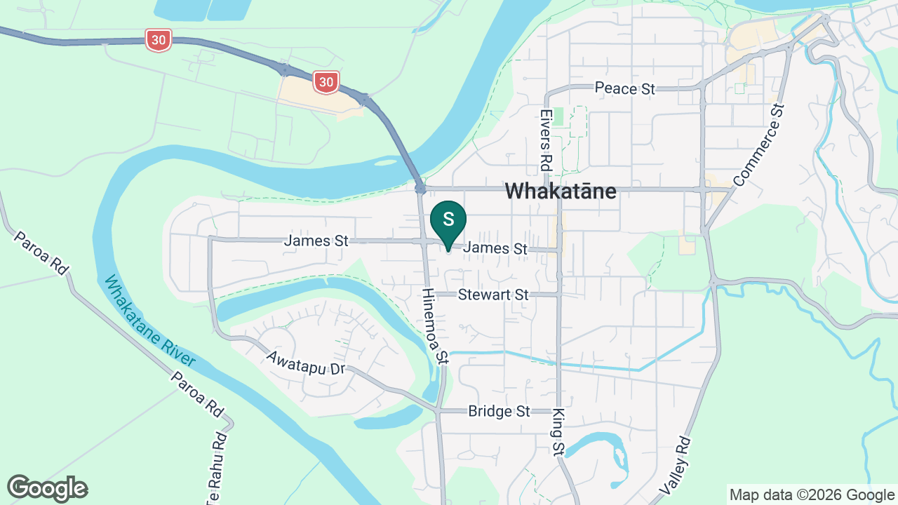 Whakatane S D A School static school zone map