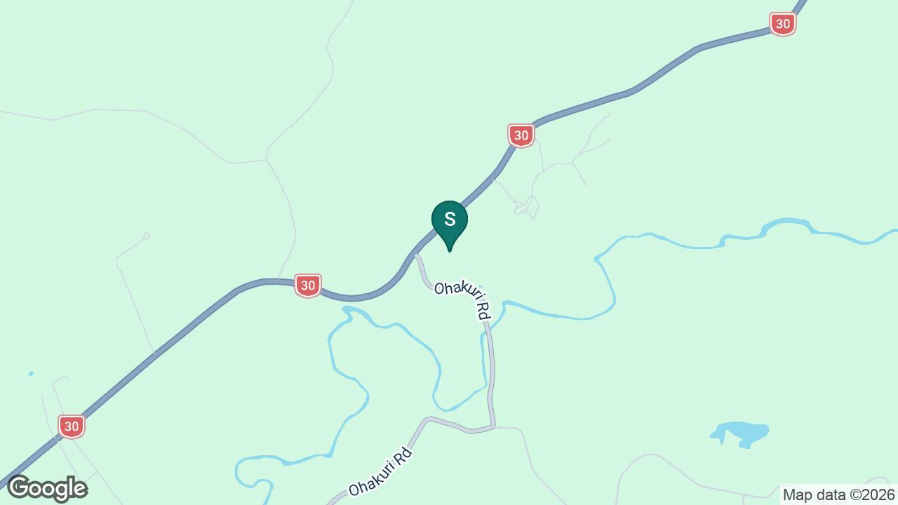 Upper Atiamuri School static school zone map