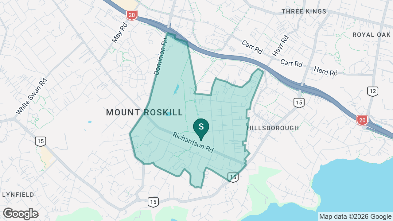 Hay Park School static school zone map