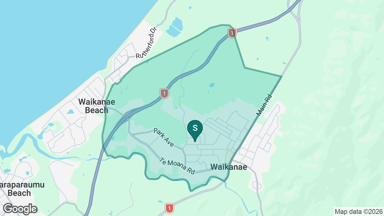 Kapakapanui School static school zone map