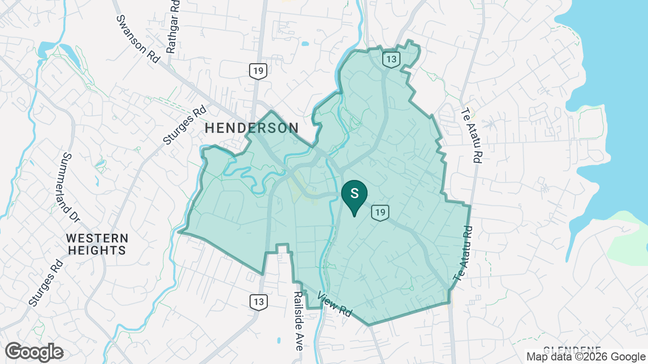 Henderson School static school zone map