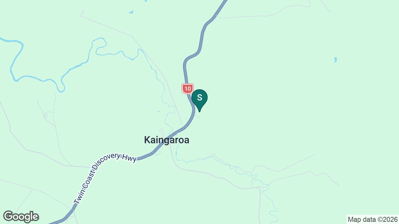 Kaingaroa School (Kaitaia) static school zone map