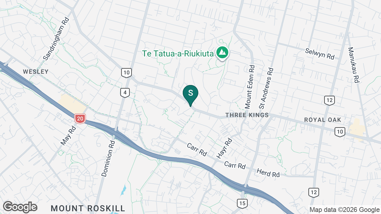 St Therese School (Three Kings) static school zone map
