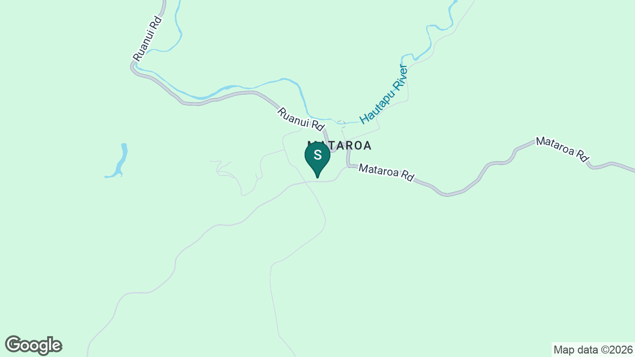 Mataroa School static school zone map