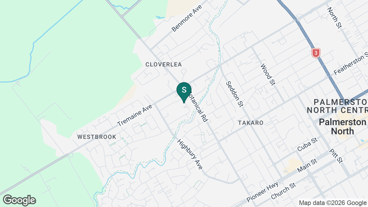 Te Kura o Wairau static school zone map