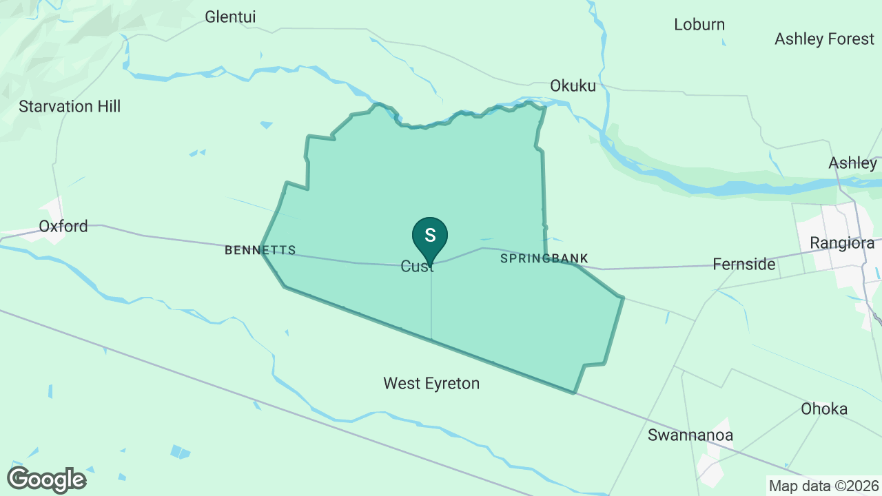 Cust School static school zone map