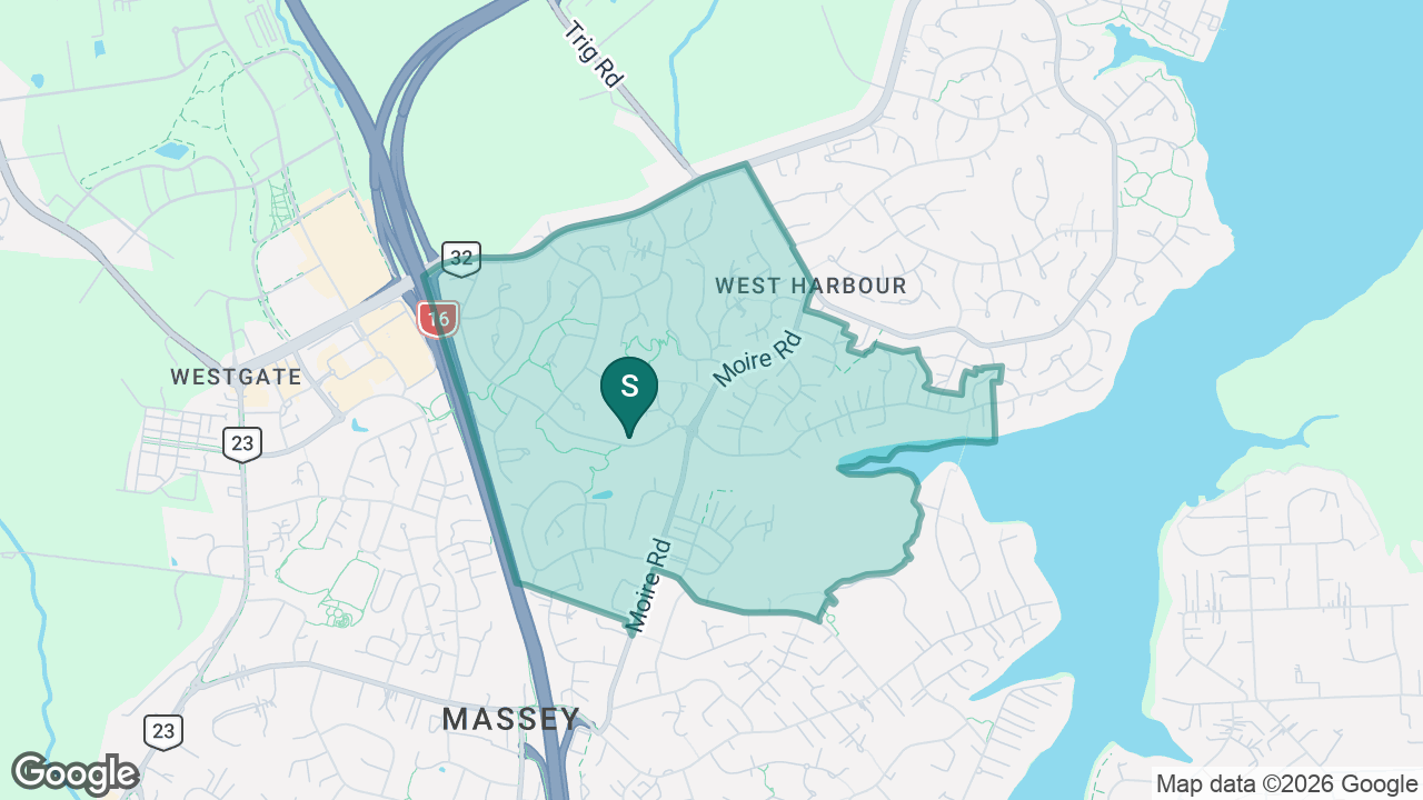 West Harbour School static school zone map